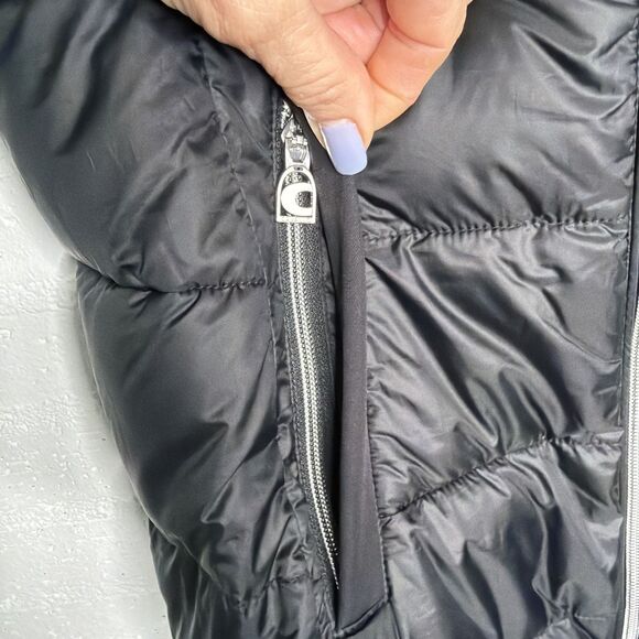 Cavallo Gella Long Padded Vest Black 6 Equestrian Chic Quiet Luxury Athleisure - Picture 9 of 13